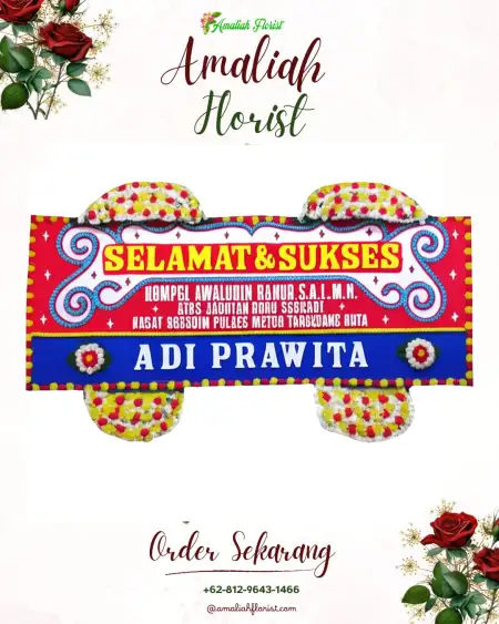 Papan Bunga Ucapan Selamat Randugong